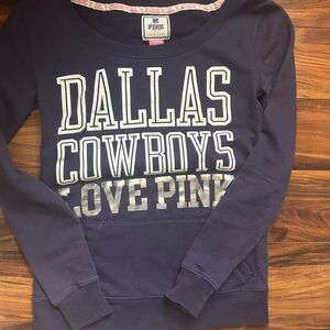 PINK by Victoria’s Secret Dallas cowboys women’s pullover sweater size xs
